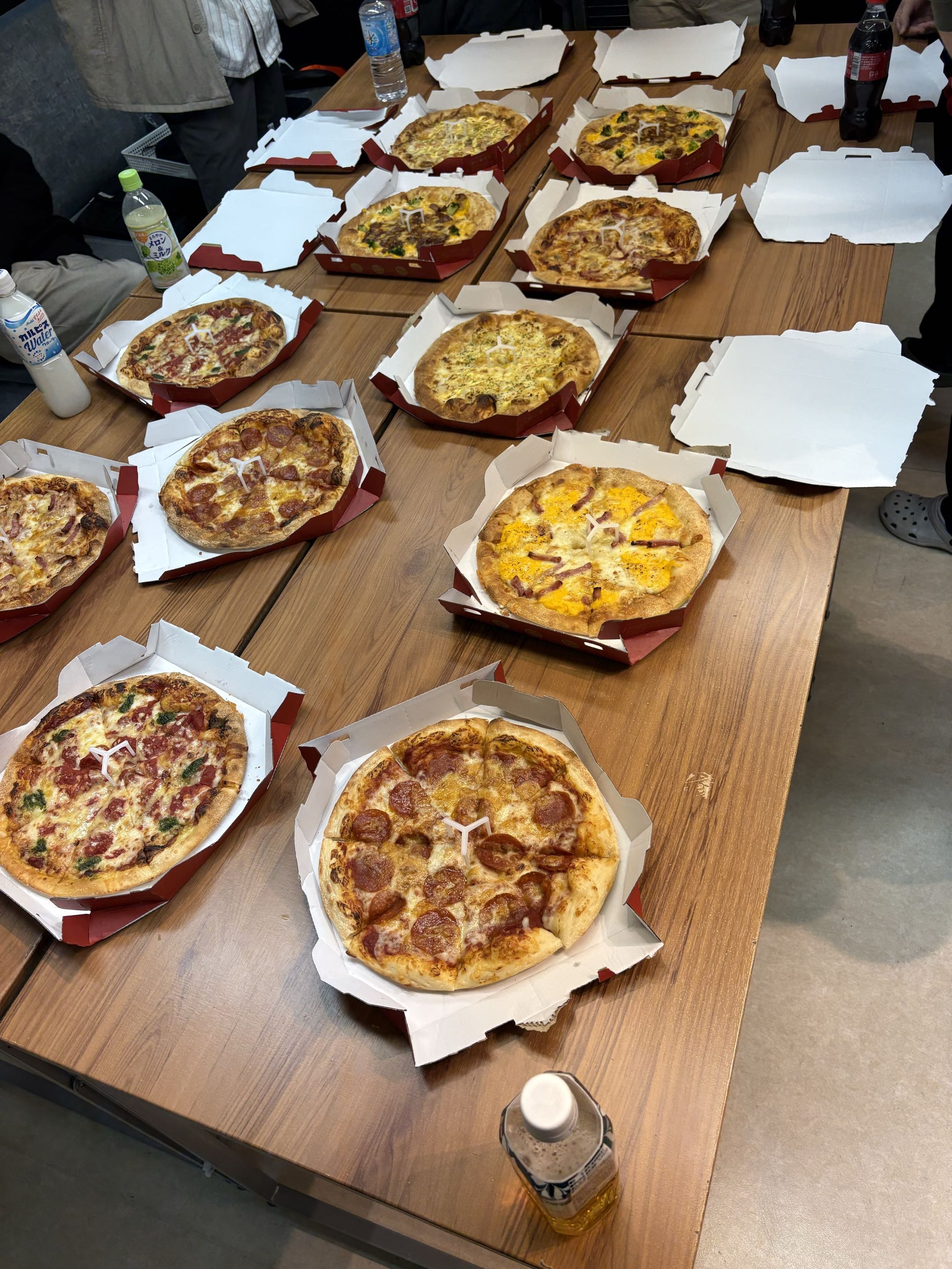 打ち上げの様子